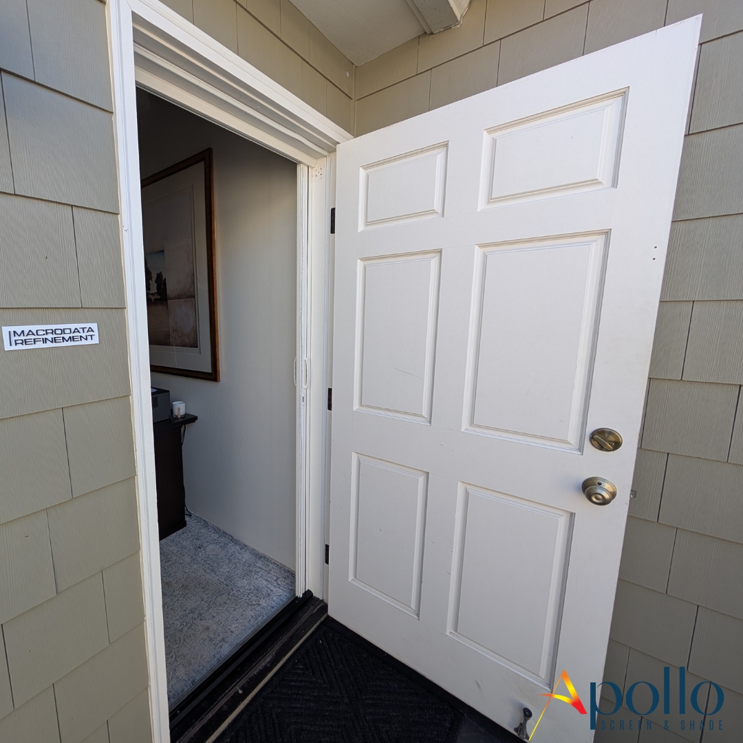 Apollo Single Retractable Screen Door Completely Invisible.